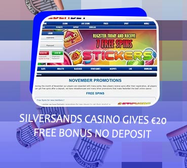 Silversands casino bonus codes